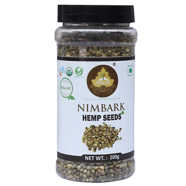Nimbark Organic Hemp Seeds | Diet Food | Healthy Foods | Hemp Seeds | Seeds 200gm